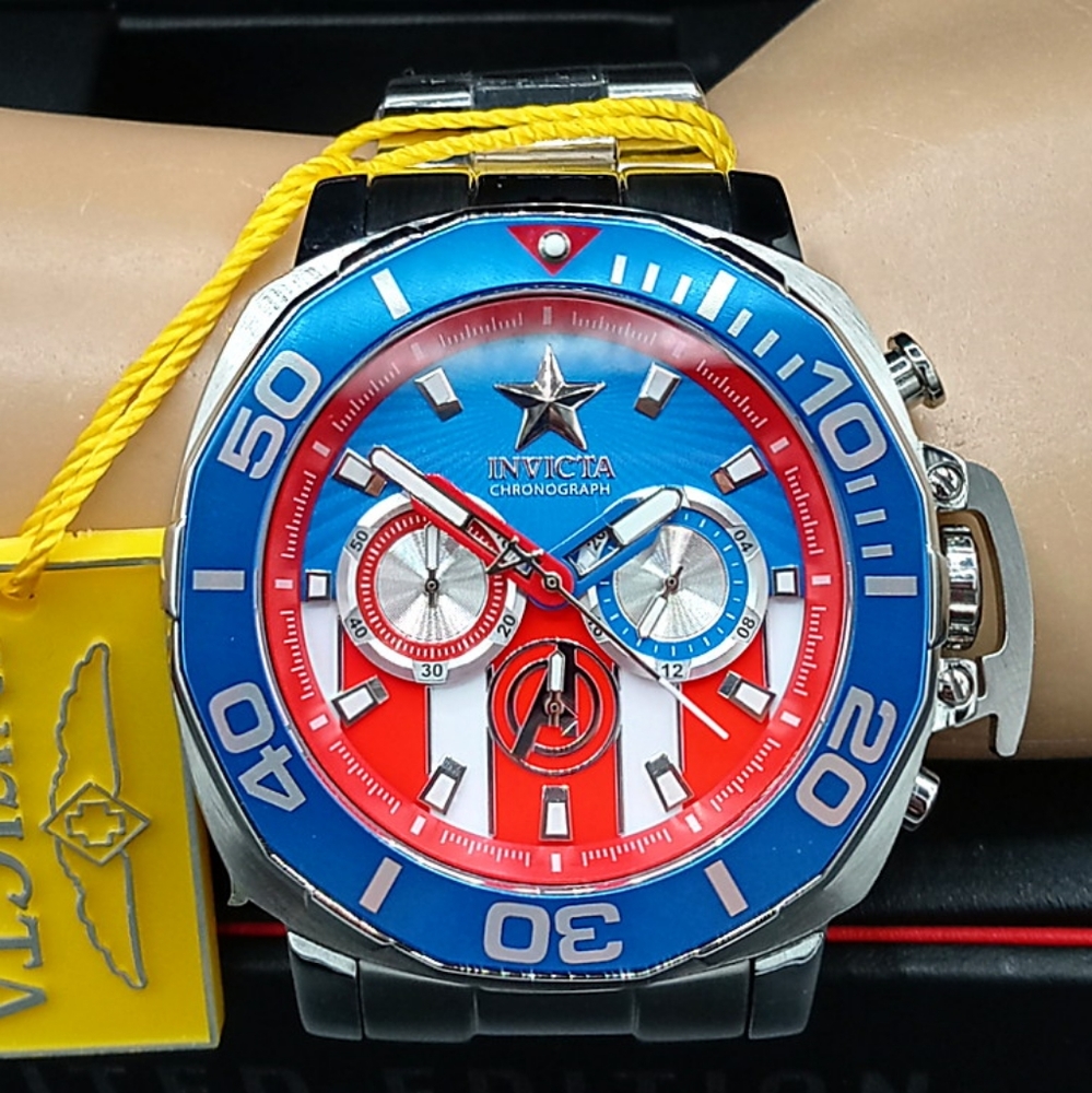 FIRM PRICE-NWOT Invicta Limited Edition Captain America (WATCH ONLY)